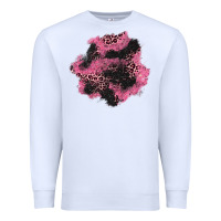 White valentine's day patches Premium Sweatshirt - AdoDesignShop