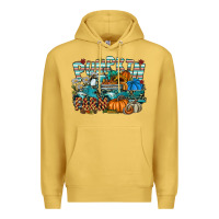 Antique Gold pumpkin farm Premium Hoodie - SublimationCraftShop
