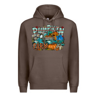 Coffee pumpkin farm Premium Hoodie - SublimationCraftShop
