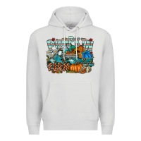 Dove Grey pumpkin farm Premium Hoodie - SublimationCraftShop
