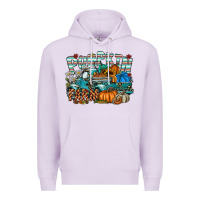 Lilac pumpkin farm Premium Hoodie - SublimationCraftShop