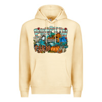 Pina Colada pumpkin farm Premium Hoodie - SublimationCraftShop