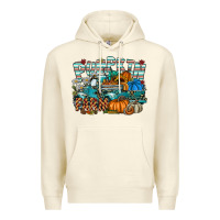 Sandshell pumpkin farm Premium Hoodie - SublimationCraftShop