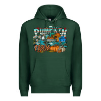 Sports Green pumpkin farm Premium Hoodie - SublimationCraftShop