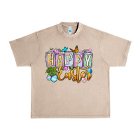 French Oak Happy Easter Urban Heavy Tee - OliviaCreatesArt