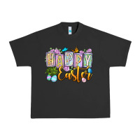 Pigment Black Happy Easter Urban Heavy Tee - OliviaCreatesArt