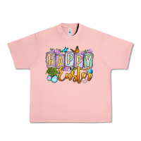 Salmon Happy Easter Urban Heavy Tee - OliviaCreatesArt
