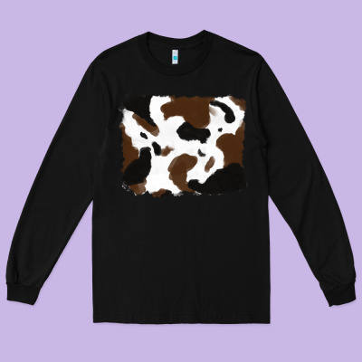 Cowhide Long Sleeve Tee Designed By Ranaportraitstore