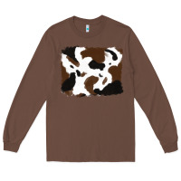 Chestnut cowhide Long Sleeve Tee - RanaPortraitStore