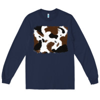 Navy cowhide Long Sleeve Tee - RanaPortraitStore
