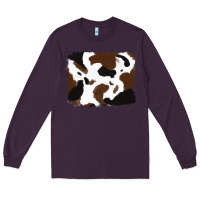 Plum cowhide Long Sleeve Tee - RanaPortraitStore