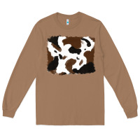 Toasted Coconut cowhide Long Sleeve Tee - RanaPortraitStore