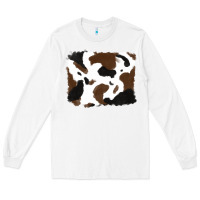 White cowhide Long Sleeve Tee - RanaPortraitStore
