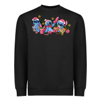 Black pink christmas stitch and gifts Heavyweight Sweatshirt - AdoDesignShop