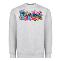 Heather Grey pink christmas stitch and gifts Heavyweight Sweatshirt - AdoDesignShop