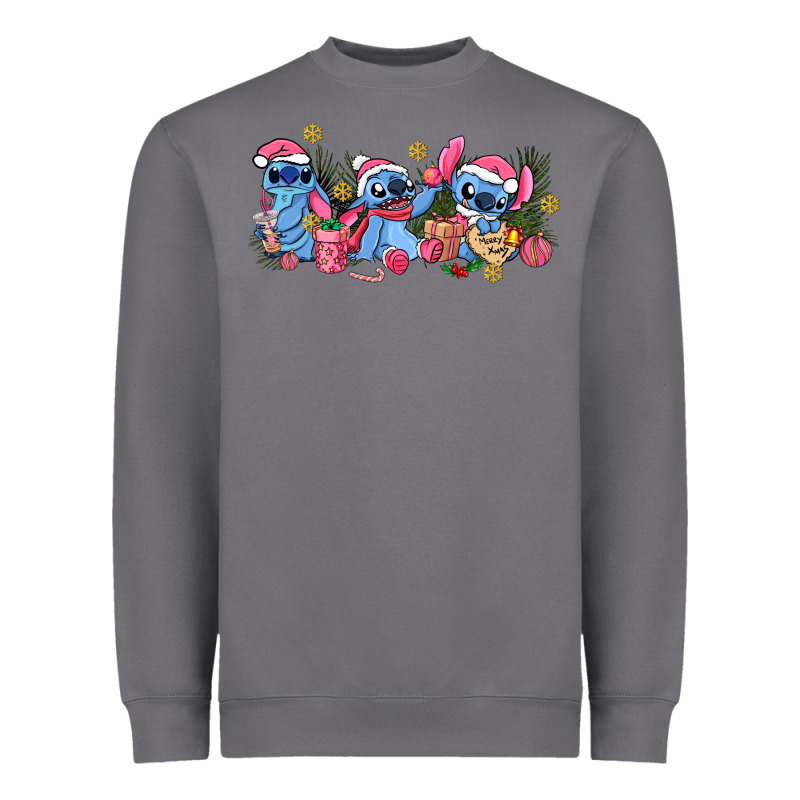 Pink Christmas Stitch And Gifts Heavyweight Sweatshirt by AdoDesignShop | Teevron