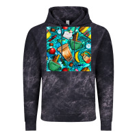 Cloud Black school boy coffe cup with camouflage seamless pattern bbs Vintage Hoodie - BundleAndBundleShop