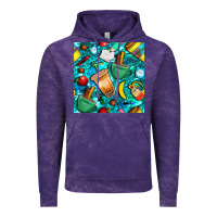 Cloud Purple school boy coffe cup with camouflage seamless pattern bbs Vintage Hoodie - BundleAndBundleShop