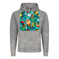 Cloud Rock school boy coffe cup with camouflage seamless pattern bbs Vintage Hoodie - BundleAndBundleShop