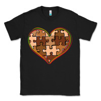 Black melanin skin tone heart black history Classic Tee - CowGirlArtShop