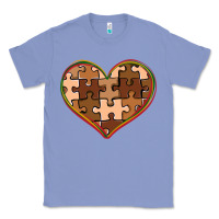 Colony Blue melanin skin tone heart black history Classic Tee - CowGirlArtShop