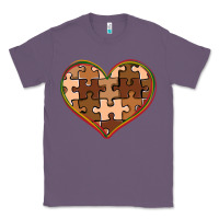 Lavender melanin skin tone heart black history Classic Tee - CowGirlArtShop
