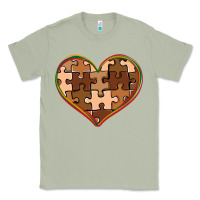 Matcha melanin skin tone heart black history Classic Tee - CowGirlArtShop