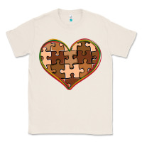 Natural melanin skin tone heart black history Classic Tee - CowGirlArtShop