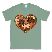 Sage melanin skin tone heart black history Classic Tee - CowGirlArtShop