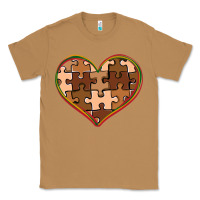 Toasted Coconut melanin skin tone heart black history Classic Tee - CowGirlArtShop