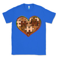 True Royal melanin skin tone heart black history Classic Tee - CowGirlArtShop