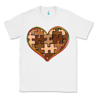 White melanin skin tone heart black history Classic Tee - CowGirlArtShop