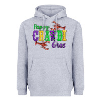 Heather Grey happy mardi gras with lobster Heavyweight Hoodie - AdoDesignShop