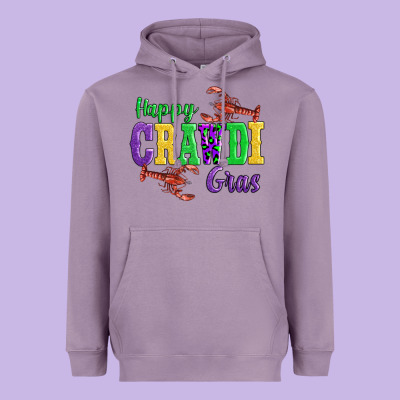 Happy Mardi Gras With Lobster Heavyweight Hoodie Designed By Adodesignshop