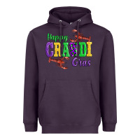 Plum happy mardi gras with lobster Heavyweight Hoodie - AdoDesignShop