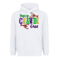 White happy mardi gras with lobster Heavyweight Hoodie - AdoDesignShop