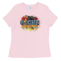 Bubblegum Pink #done class of 2024 Ladies Tee - CowGirlArtShop
