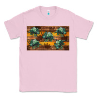 Bubblegum Pink dinosaur triceratops sippy cup Classic Tee - Artiststas