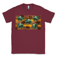 Burgundy dinosaur triceratops sippy cup Classic Tee - Artiststas
