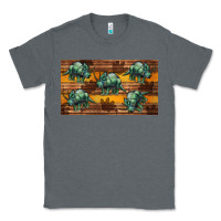 Charcoal Heather dinosaur triceratops sippy cup Classic Tee - Artiststas