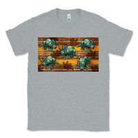 Heather Grey dinosaur triceratops sippy cup Classic Tee - Artiststas