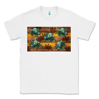 White dinosaur triceratops sippy cup Classic Tee - Artiststas