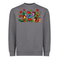 Storm joy with christmas elf stitch Heavyweight Sweatshirt - AdoDesignShop