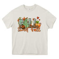 Cream Fall sweet Fall Heavy Core Tee - NancyCooperArtShop
