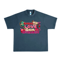 Midnight Navy Valentine's Day teach love inspire Urban Heavy Tee - FaDigitalArtStudio