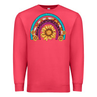 Cardinal rainbow sunflower Premium Sweatshirt - AdoDesignShop