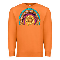Carrot rainbow sunflower Premium Sweatshirt - AdoDesignShop