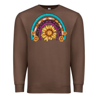 Chestnut rainbow sunflower Premium Sweatshirt - AdoDesignShop
