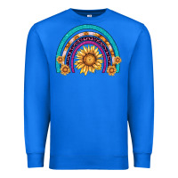 True Royal rainbow sunflower Premium Sweatshirt - AdoDesignShop