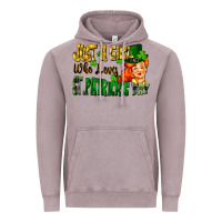 Vintage Zinc Just a girl who loves St. Patrick's Day Vintage Hoodie - FaDigitalArtStudio